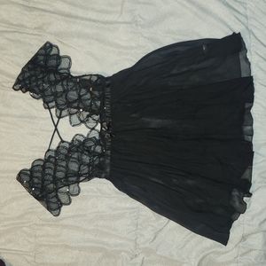 Sequin Babydoll lingerie - COPY